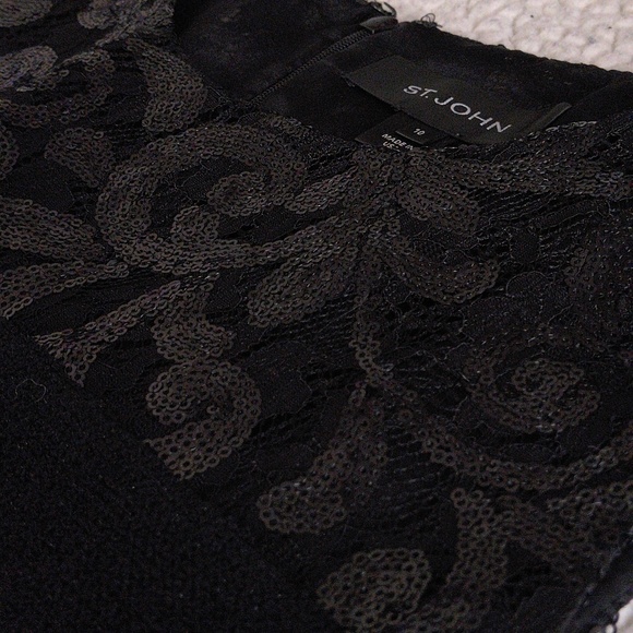 St John Dress Size 10 Black - Picture 10 of 16